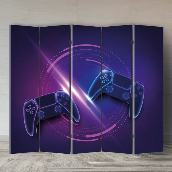 Wood Slat Room Divider Etsy UK