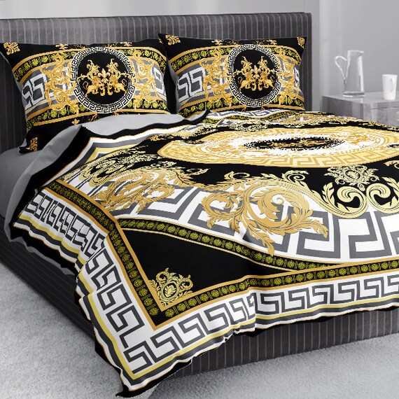 Elite Baroque Cotton Sateen Duvet Cover Set: Floral Home Decor - Etsy