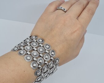 M4vintage 1970s PENSE DE MOY Bracelet Silver 925 France | eBay