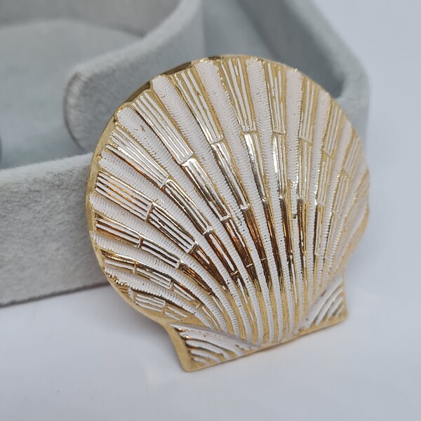 Seashell Brooch Etsy