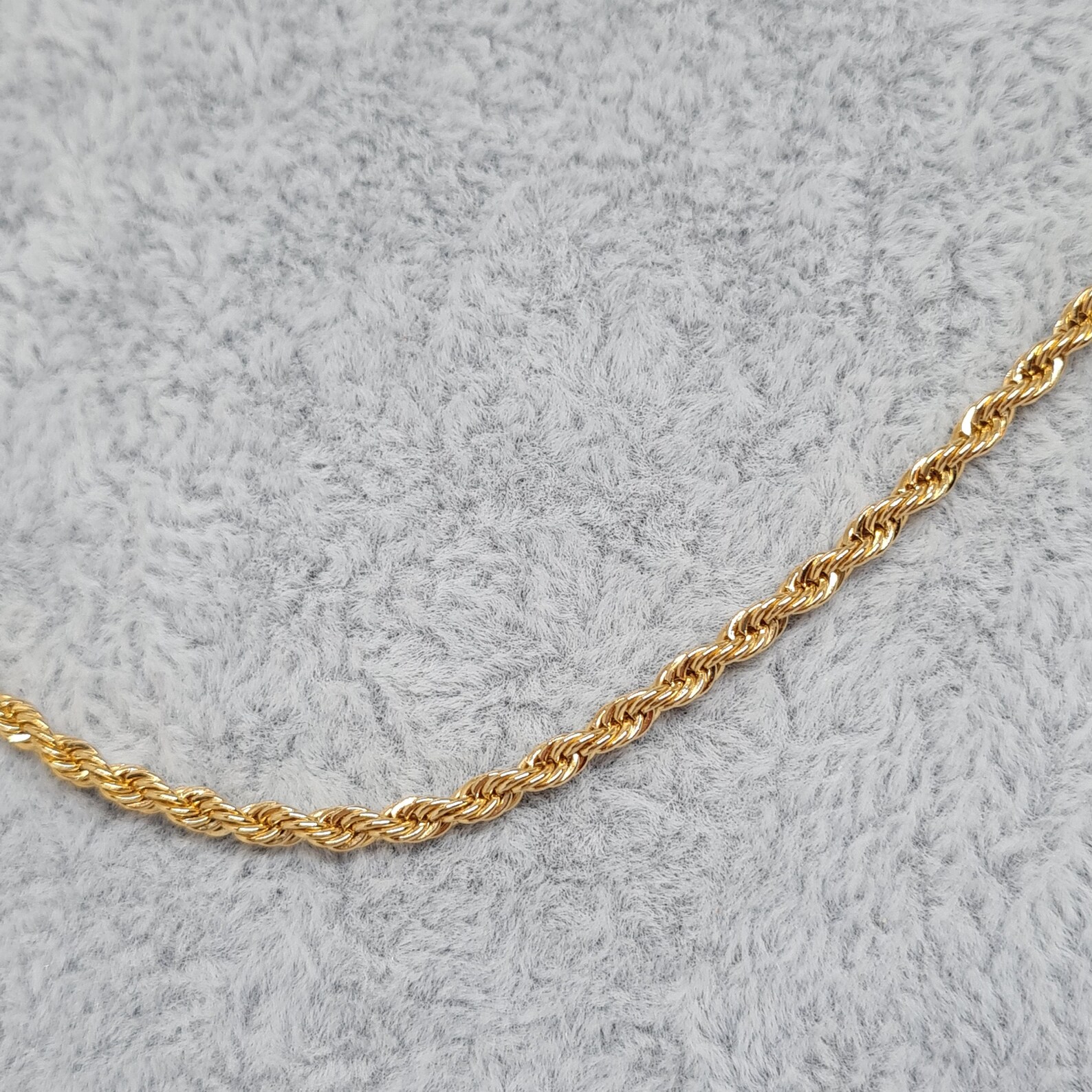 Vintage TRIFARI Rope Chain Necklace Gold Tone Twisted Chain Etsy