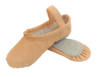 Handmade Leather Ballet Shoes Full Sole