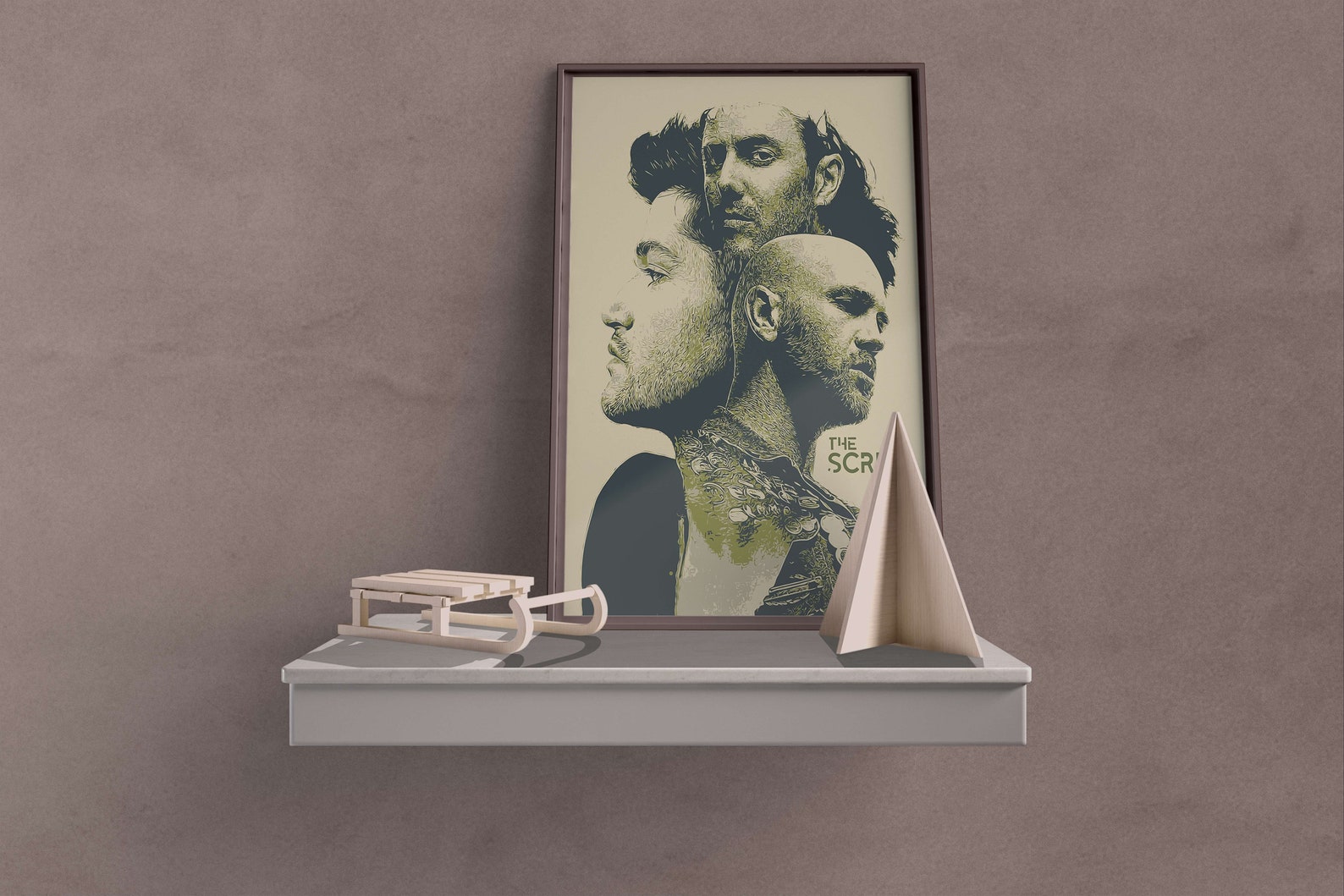 The Script Artwork Poster Poster Styles Print Poster Home Etsy