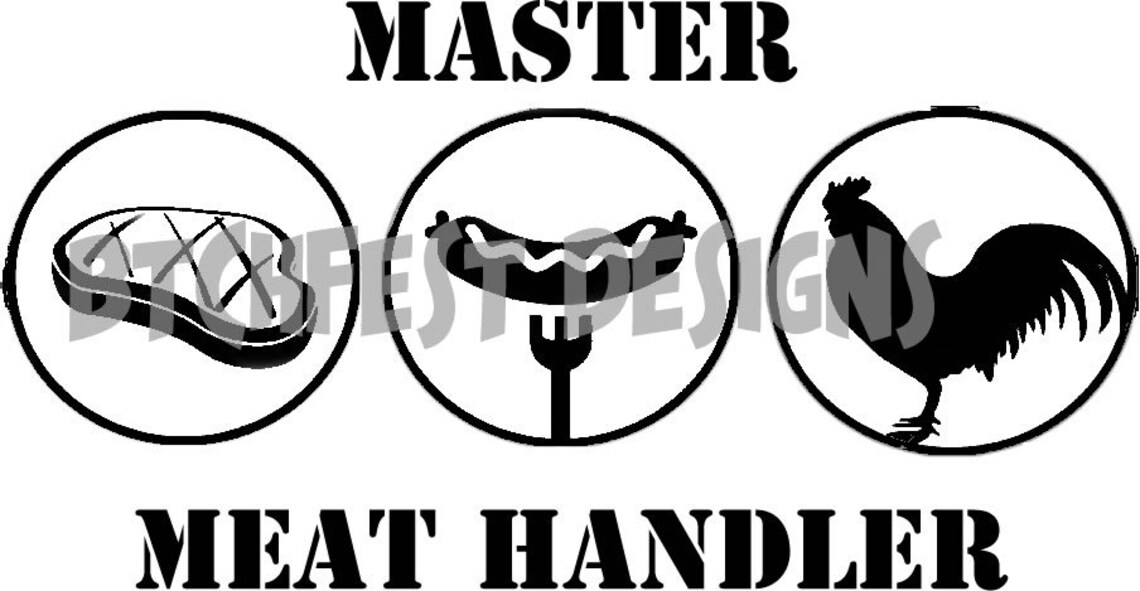 Master Meat Handler SVG jpeg png file Etsy