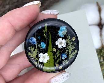 Real flowers cute grinder, 4 piece grinder, Herb grinder, Grinder set, Cool grinder, Metal grinder, Custom grinder, Grinder for girls
