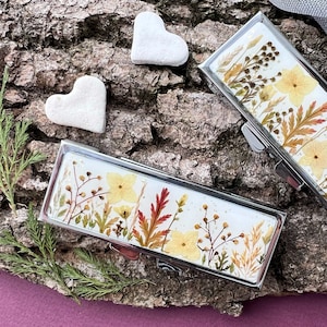 Pill box, Pill case, Pill organizer,  Cute pill organizer, Cute pill case, Pill box for purse, Pill holder, Small pill box, Daily pill box