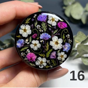 Grinder, Cute Grinder, Cooler Grinder, Herb Grinder, 4-teiliger Grinder, Rauchzubehör, Grinder Girls, Metallgrinder, Custom Grinder 16 purple flowers
