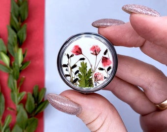 Real dried flowers pill box, Pill organizer, Pill case, Cute pill case, Small pill box , Mini pill box, Pill box for purse, Mini pill case