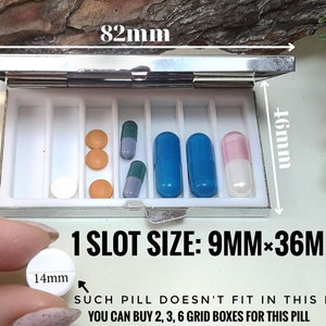 Real flowers 7 day pill box, Pill box 7 day, Weekly pill box, 7 day pill organizer, 7 day pill case, 7 slots pill box, Pill organizer 7 day image 10