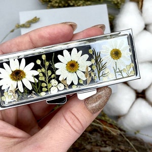Real flowers pill box, Pill organizer, Pill case, Cute pill box, Pill box, Daily pill box, Pill container, Small pill box, Pill box cute