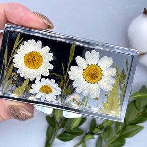 7 day pill box, Weekly pill box, Pill case, 7 day pill organizer, Large pill container, Daily pill box, Flowers pill box, Cute pill box