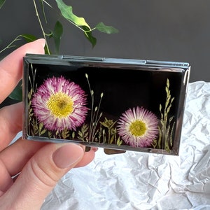 7 day pill box, Weekly pill box, Pill organizer, Pill box, Pill case, Flowers pill case cute, Large pill container, Weekly pill organizer