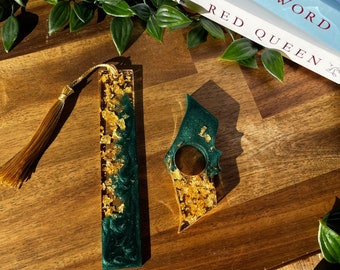 SET Emerald Bookmark & page holder