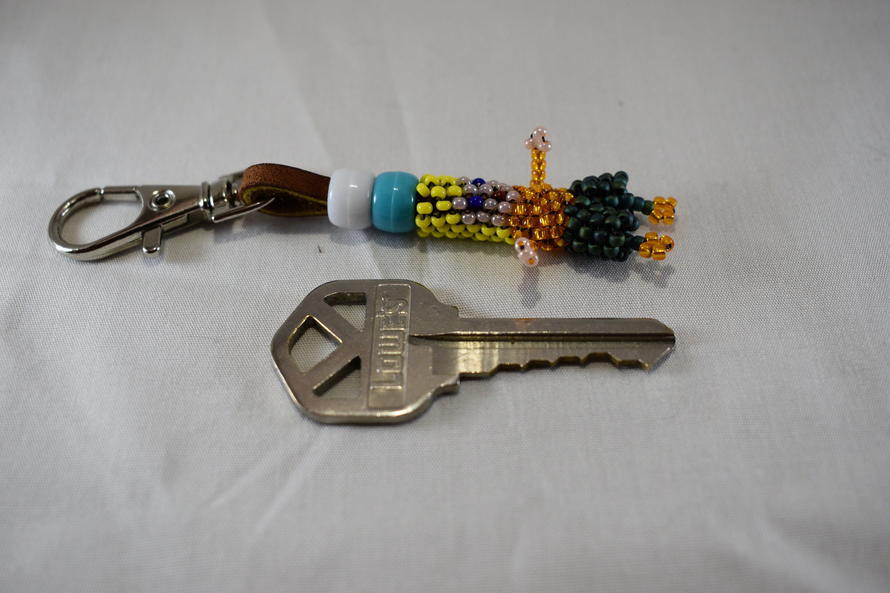 Mouse/rat Beaded Keychain 