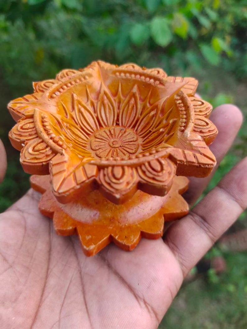 Clay Diya Diya From Vrindavan 20100/ Akhand Diya/ Diya With Etsy