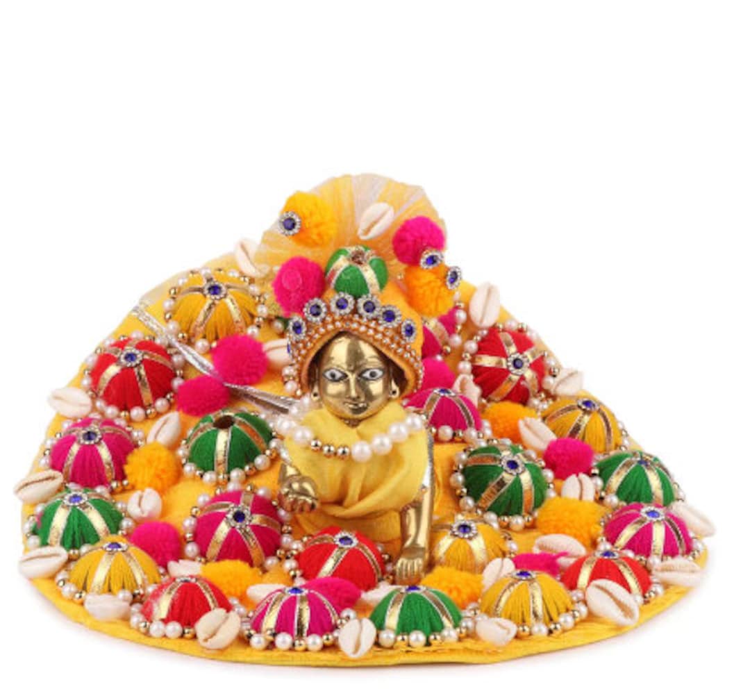 Decorative Dhai Handi for laddu Gopal/Krishna