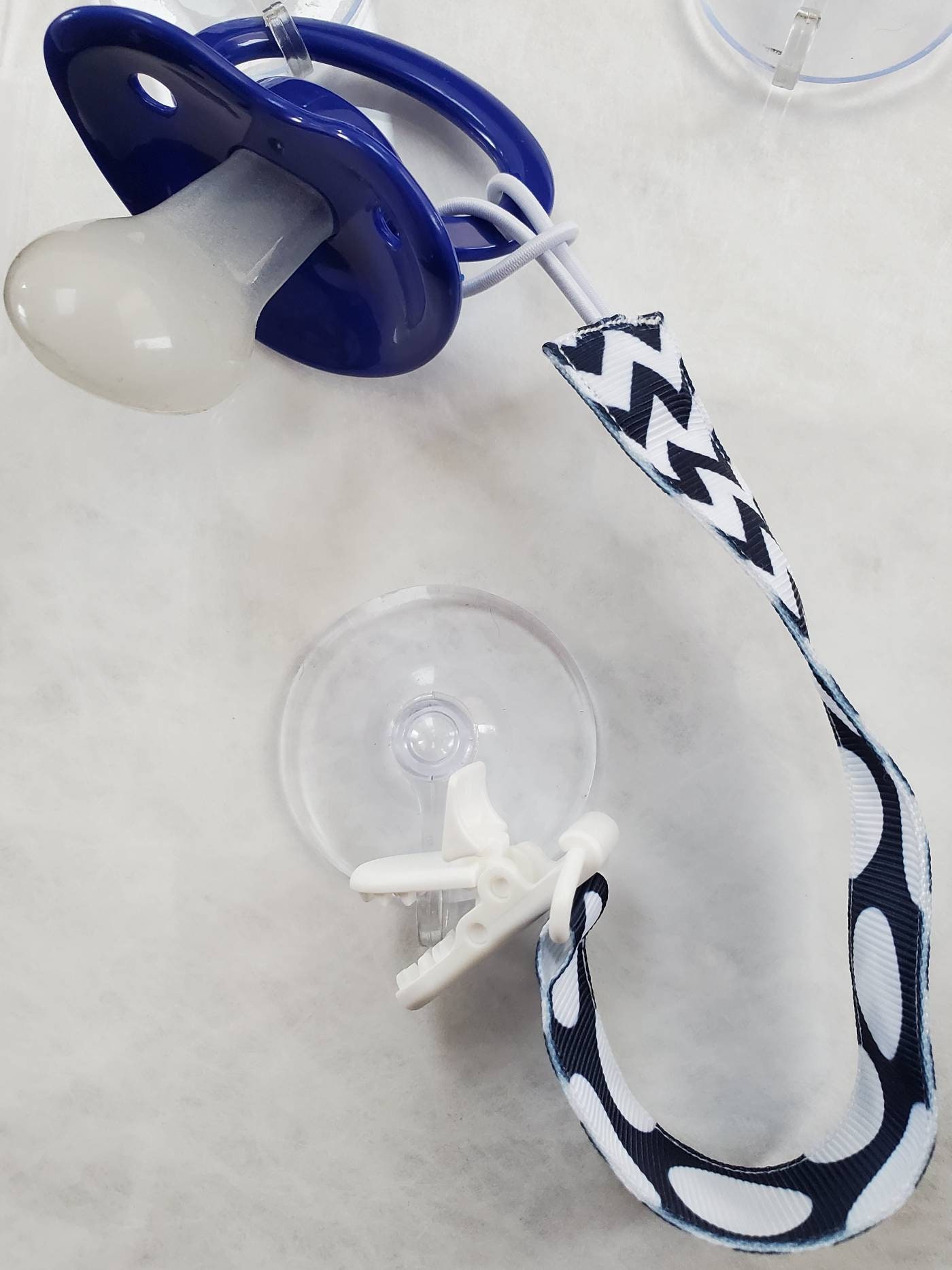 ADULT Pacifier With Strap and Clip Etsy