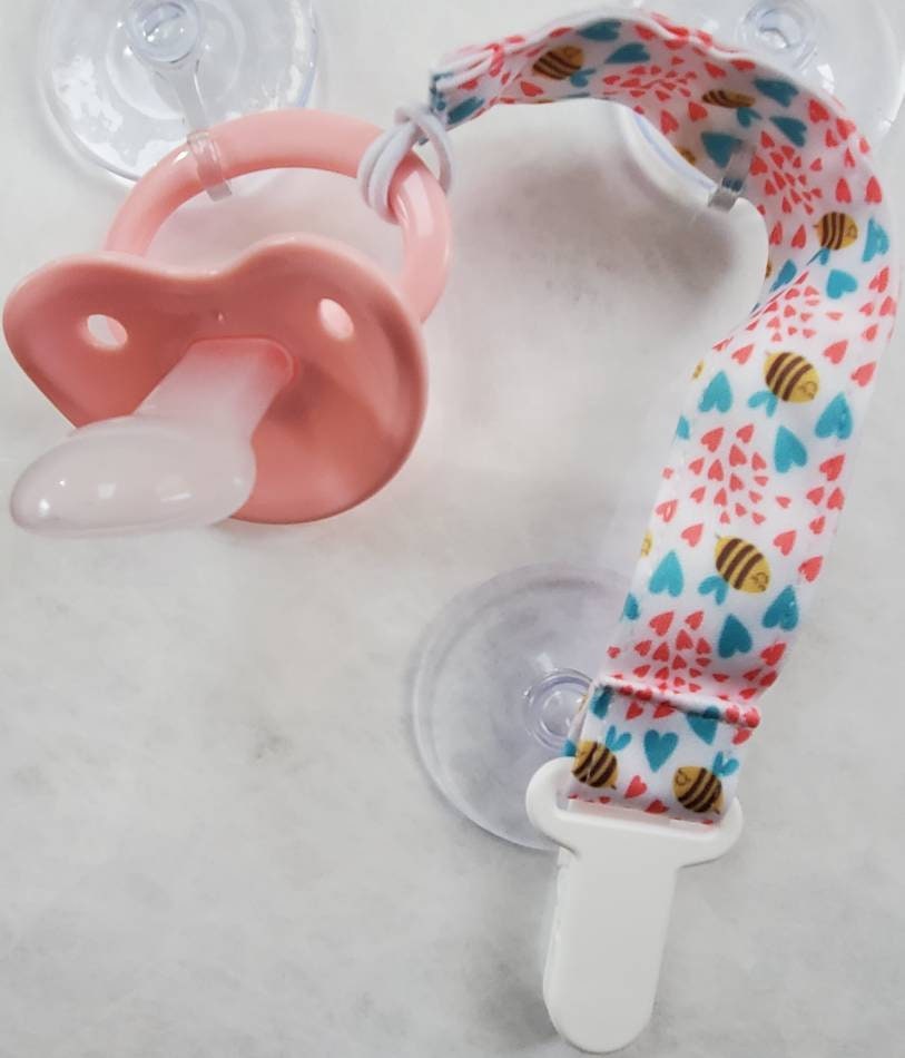 ADULT Pacifier with clip on strap Etsy