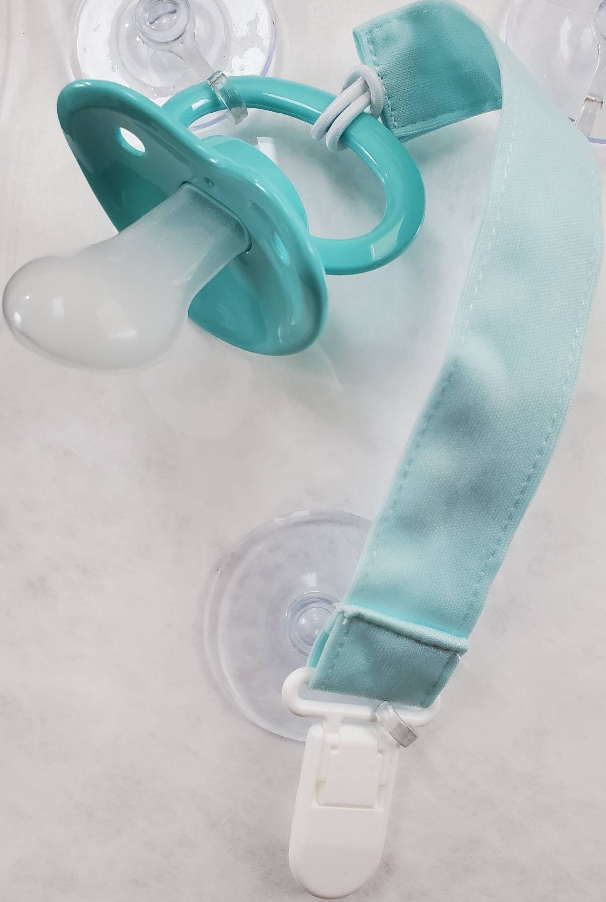 ADULT Pacifier with strap and clip Etsy