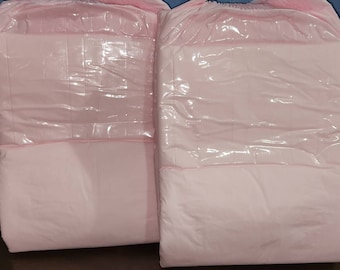 Tykables / ABDL Straight Up Pink (2) Pack Mediums Sizing 28"-36" Introductory Price.