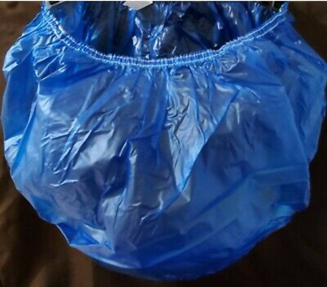 ADULT Diaper Covers Soft Blue Medium.