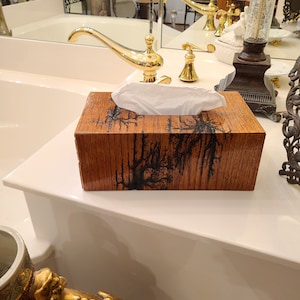 Lichtenberg Tissue Box - Rectangle Style