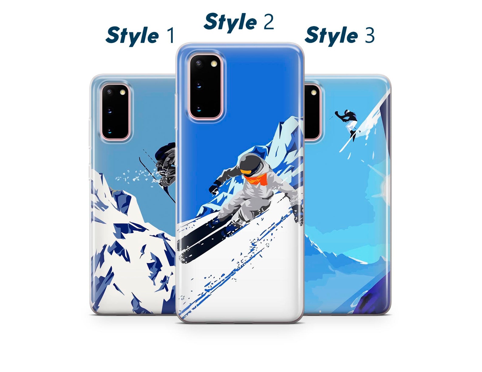 Skiing Phone Case For iPhone 11 Pro 7 8 X XS XR SE 12 Etsy