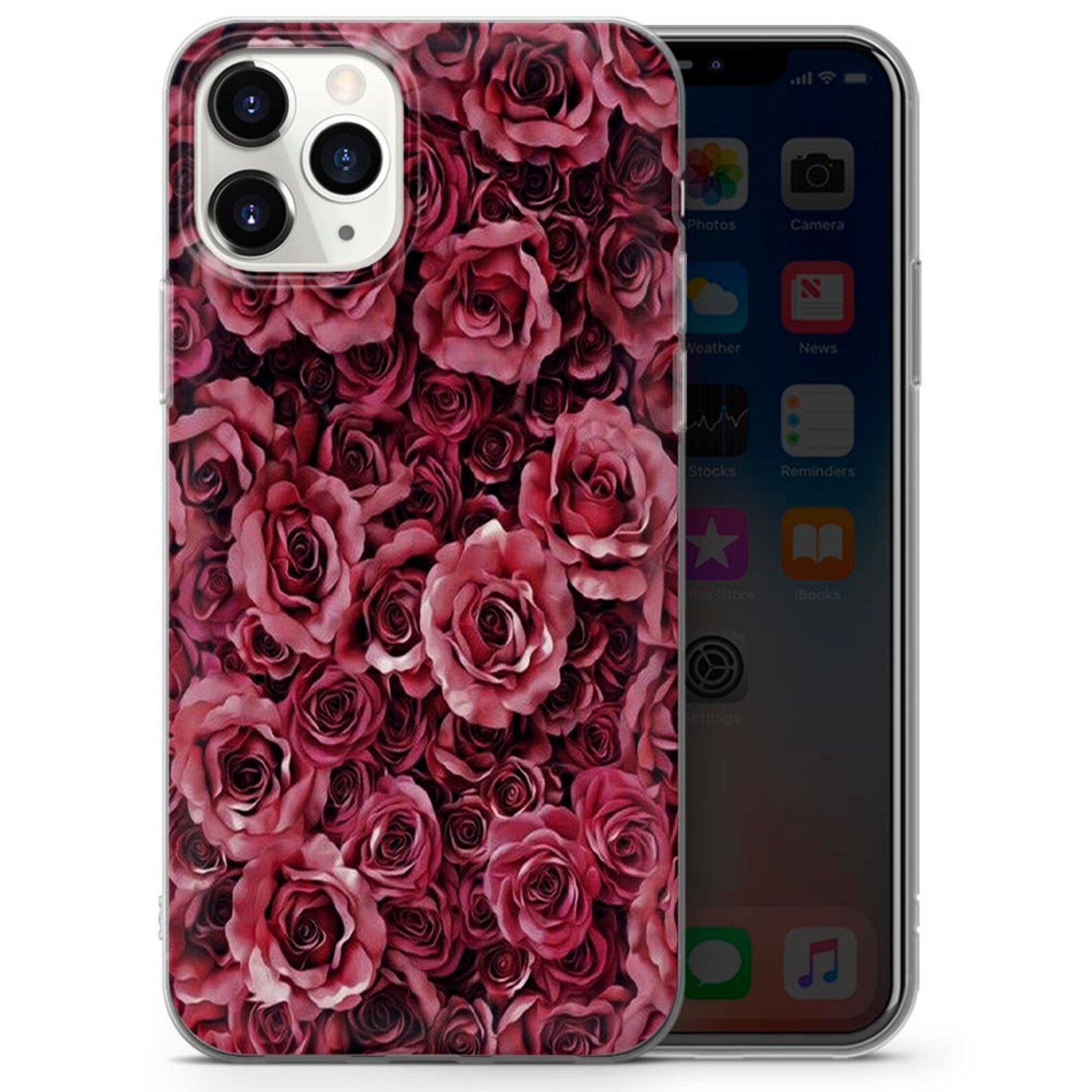 Roses Phone Case Phone Case for Iphone 14 13 12 11 Pro 6 7 8 X Etsy