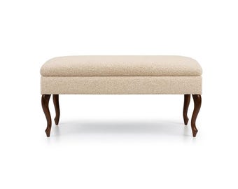 Malle à motifs | avec rangement | coffre Chesterfield rembourré | pouf avec rangement | siège avec rangement | banc caisson tapissé HANDMADE