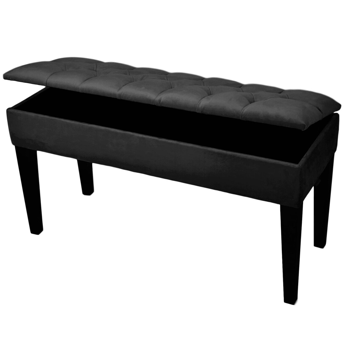 Graue Schuhbank gepolsterte Box geknöpfte Möbel Bank mit | Etsy