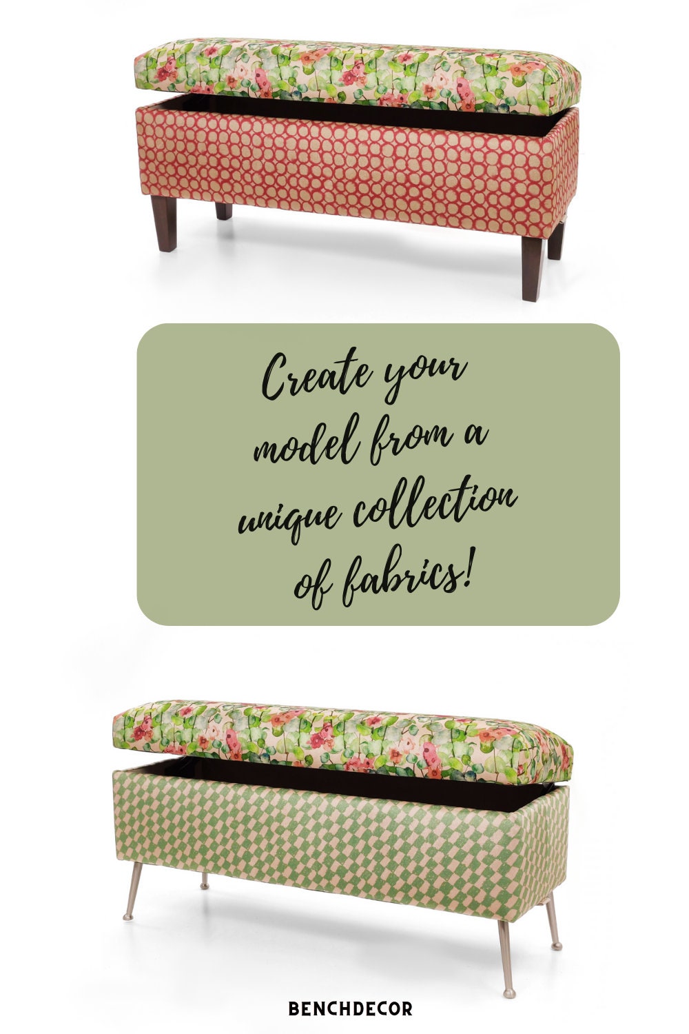 Trunk in Patterns | Storage and Organization Box | Pouffe With Storage ...