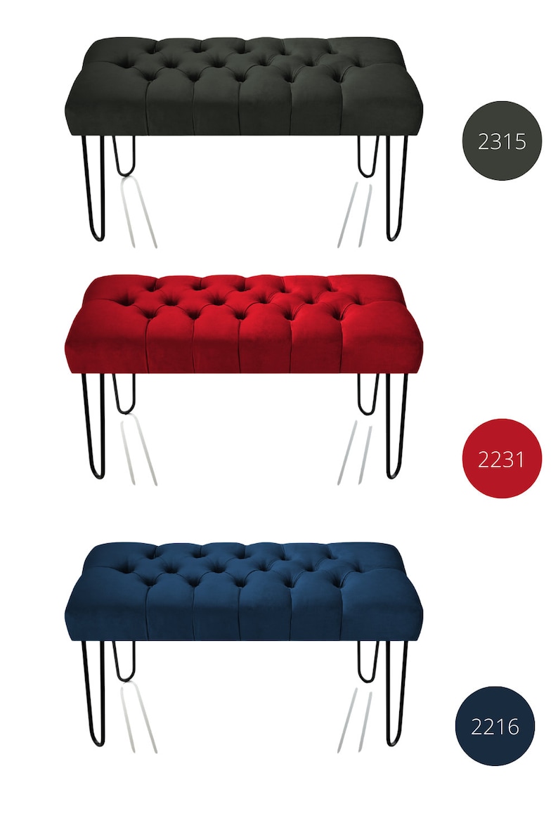 Mustard Velvet Hallway Bench Upholstered Seat Bench Loft Etsy