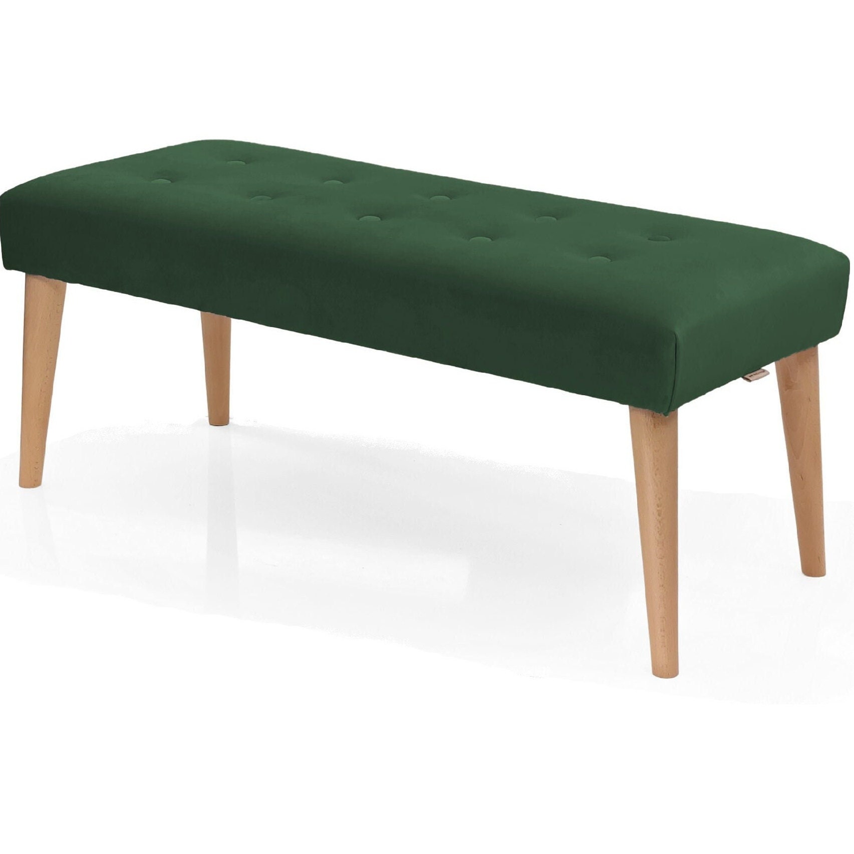 Retro Green Ottoman Etsy UK