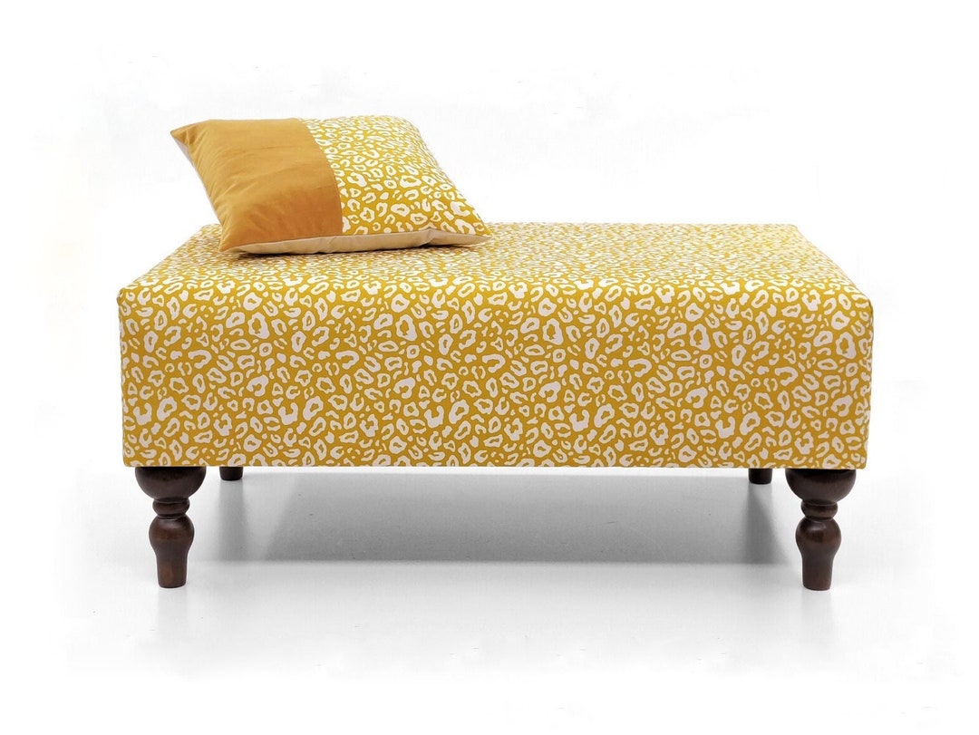 Coffee Table Decor Wood and Upholstery Coffee Table Etsy