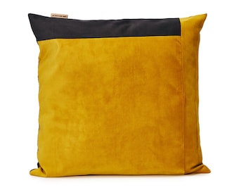 Home pillow, mustard yellow pillow,  yellow pillow, velvet pillow,decorative pillow, pillow set,decorative Pillow  for couch, fabric pillow,