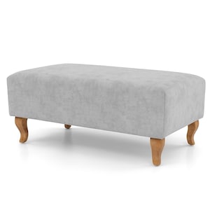Tavolino | Tavolino ottomano | tavolo poggiapiedi |tavolino pouf | Sedile liscio | poggiapiedi |Pouf ottomano otomi imbottito