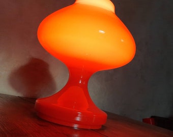 All Glass Table Lamp Designed by Stefan Tabery, 1960s
