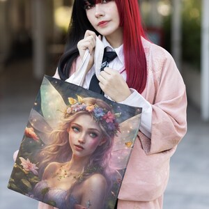 Fairy Bag, Fairy Gift, Fairy Accessory, Teen Girl Gift, Tote Bag, Shopping Bag, Daughter Gift, Birthday Present For Her