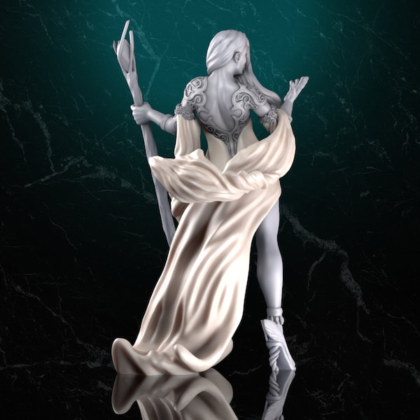 Estrella the Sorceress - SFW+NSFW 28mm - 75mm Resin Miniature