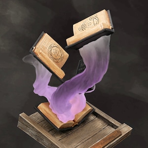 The ORIGINAL Tomes of Magic Dice Tower - hand-painted and personalized by Miniature Evolution