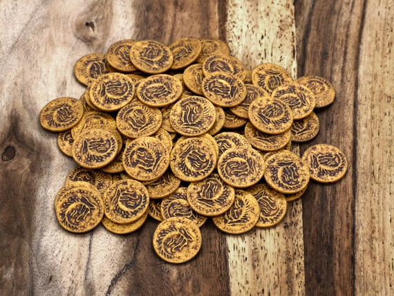 Monete vichinghe Set di monete del tesoro per giochi da tavolo