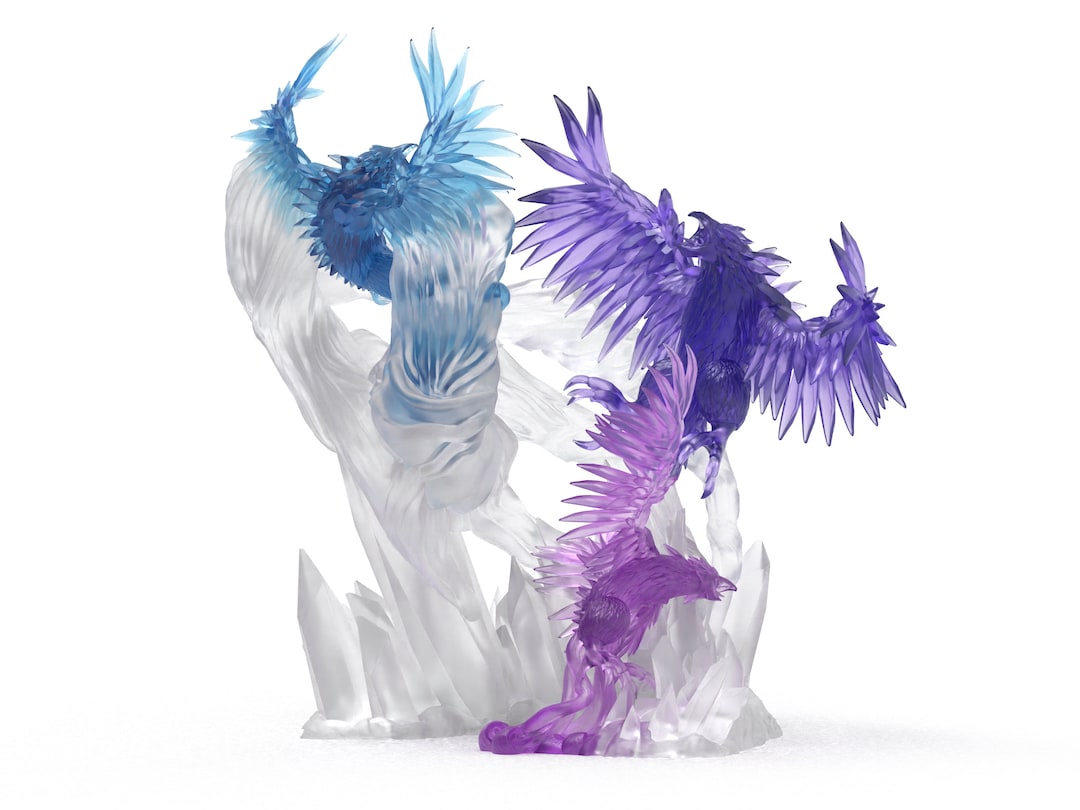 Crystal Phoenix Dice Tower Hand Painted & Translucent Resin Etsy