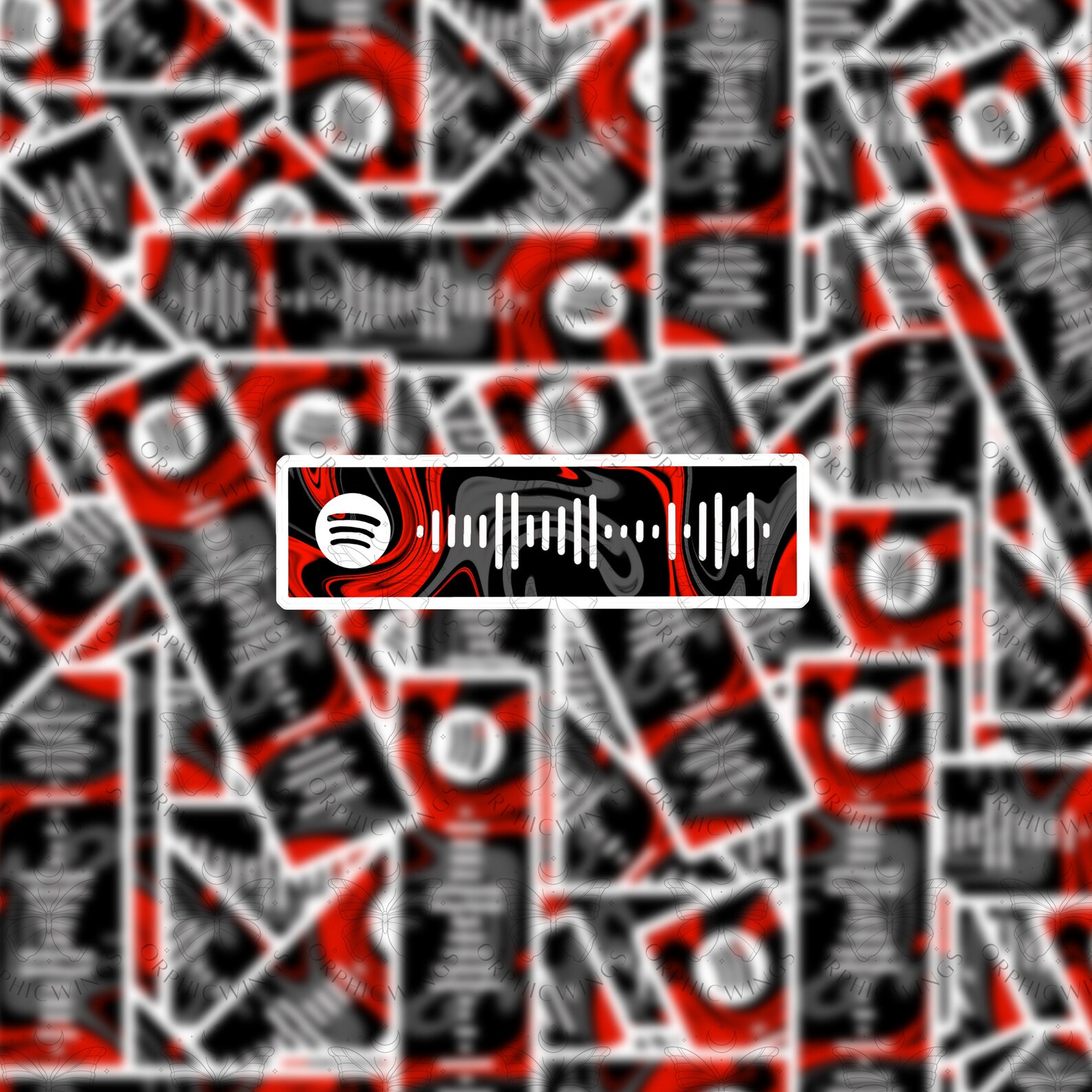 Opening Theme Spotify Code Sticker - Etsy