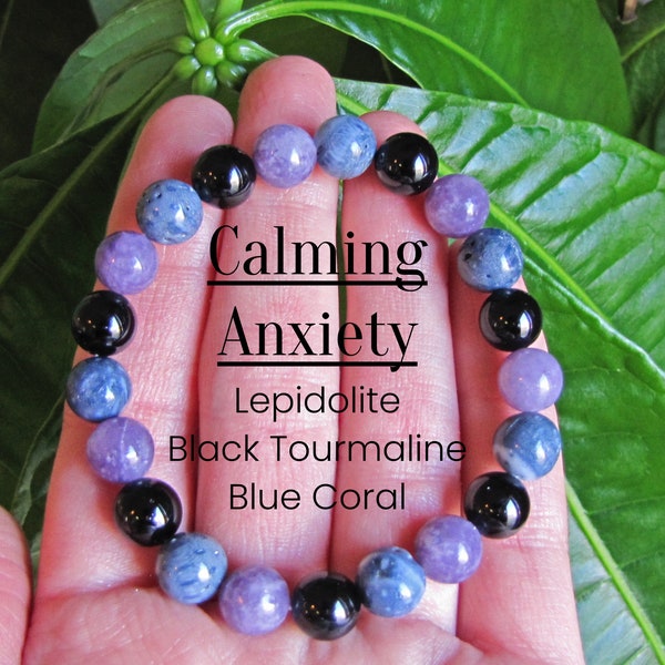 Reiki Infused Calming Anxiety Healing Bracelet, Reiki Bracelet, Chakra Jewelry, Yoga Jewelry, Nautical Jewelry, Boho Jewelry,Crystal Healing