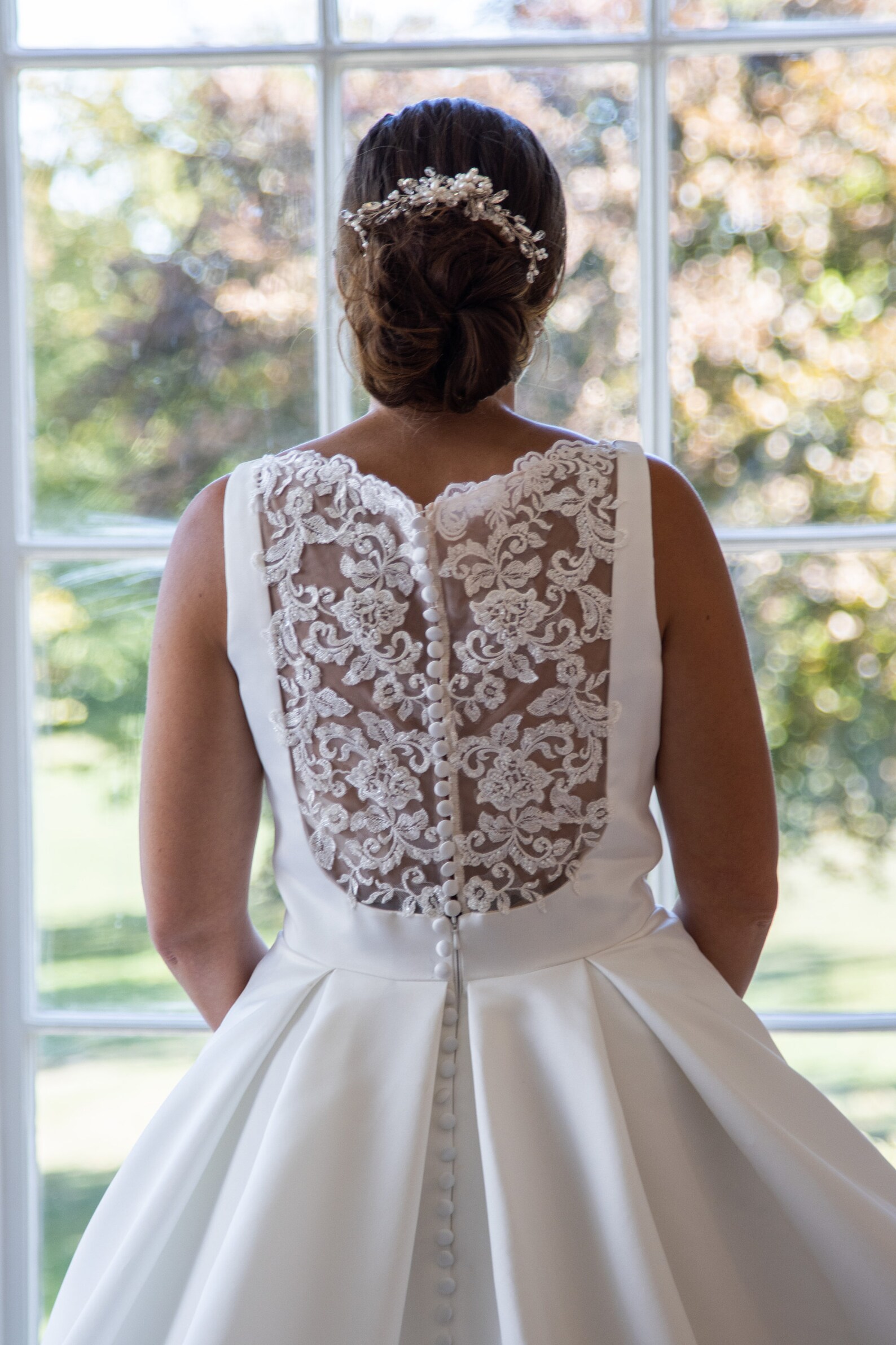 Princess Wedding Dress With Draped Satin Bodice