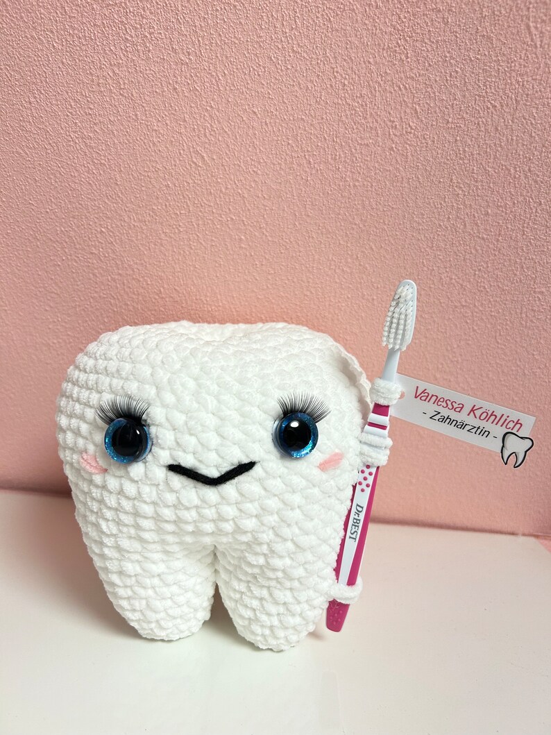 Crocheted Tooth as a Plush Toy - Etsy