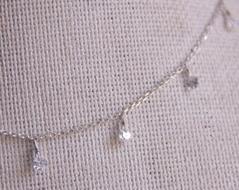 Thin Diamond Choker - Etsy