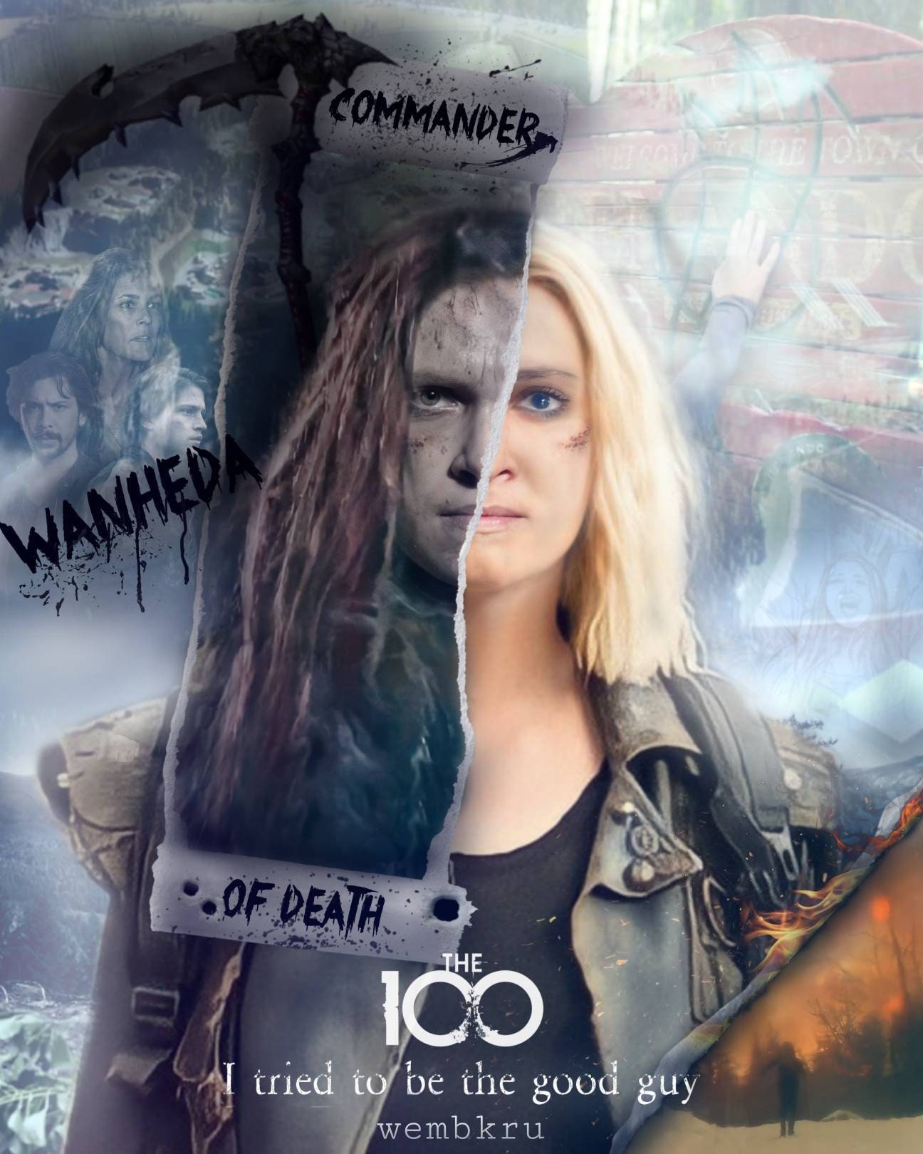 The100 Clarke Griffin the commander of death | Etsy