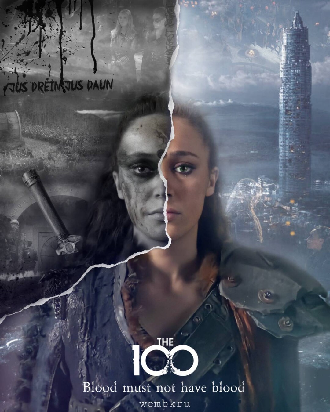 The 100 Lexa Kom Trikru Etsy