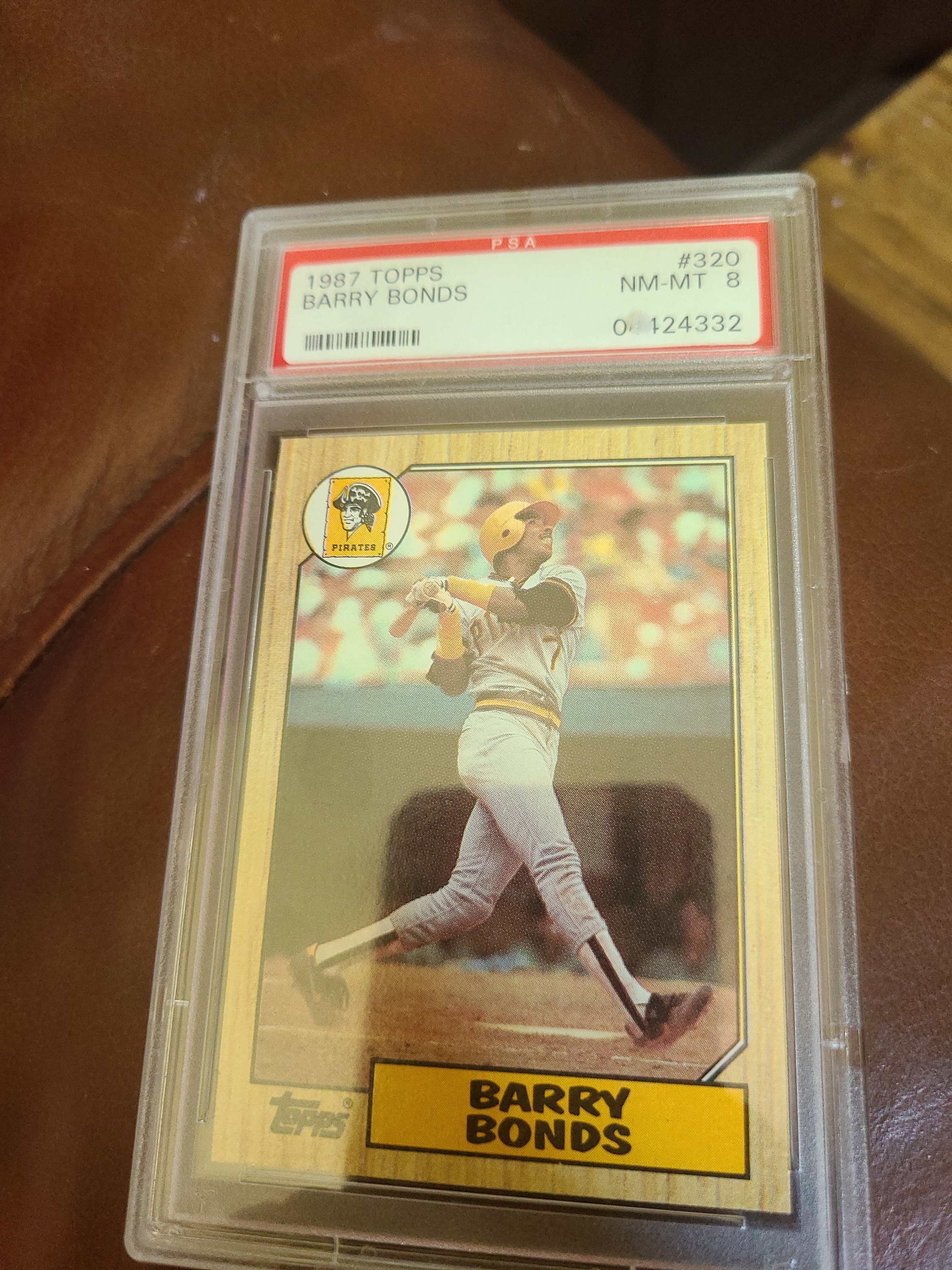 1987 topps barry bonds PSA 8 Etsy